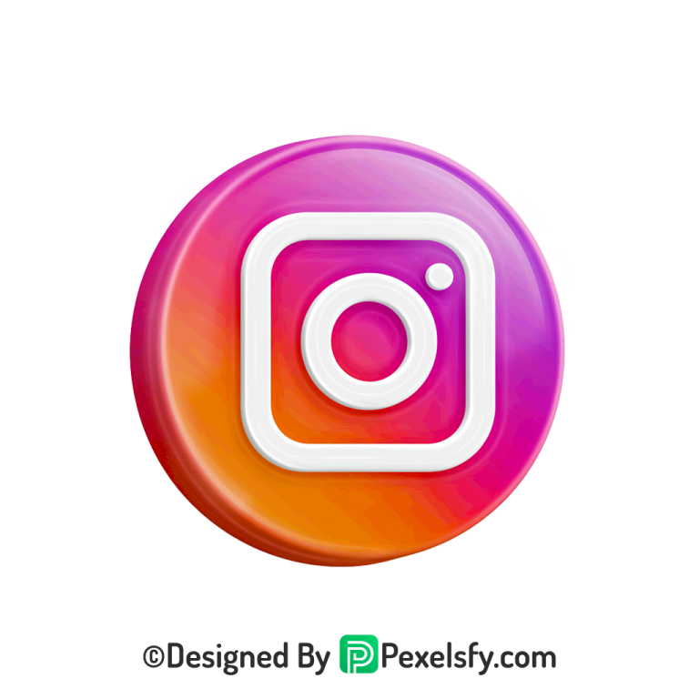 2D Flat Instagram Logo PNG Transparent, Instagram
