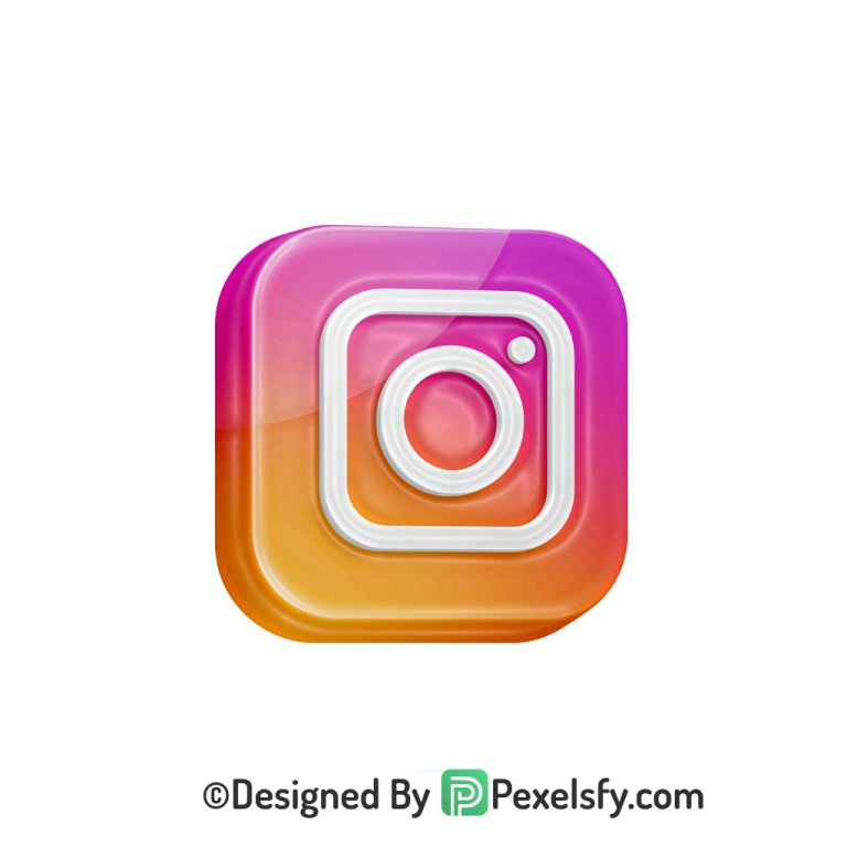 Trendy Instagram Logo PNG Transparent, Instagram 3d