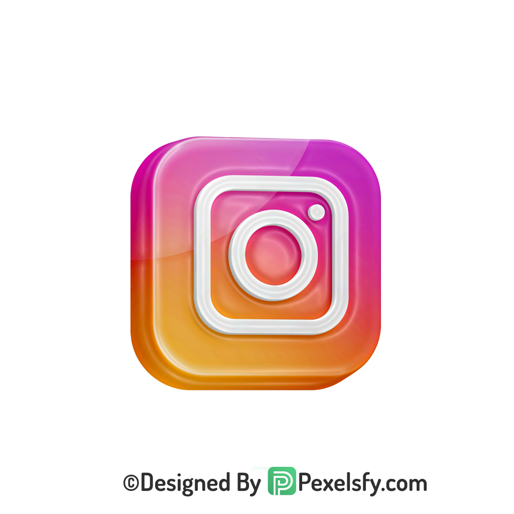 Trendy Instagram Logo PNG Transparent, Instagram 3d