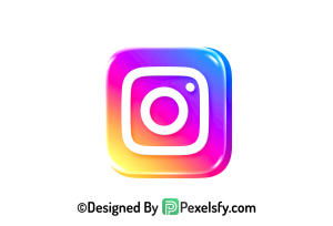 Colorful Instagram Logo PNG Transparent, Instagram 3d