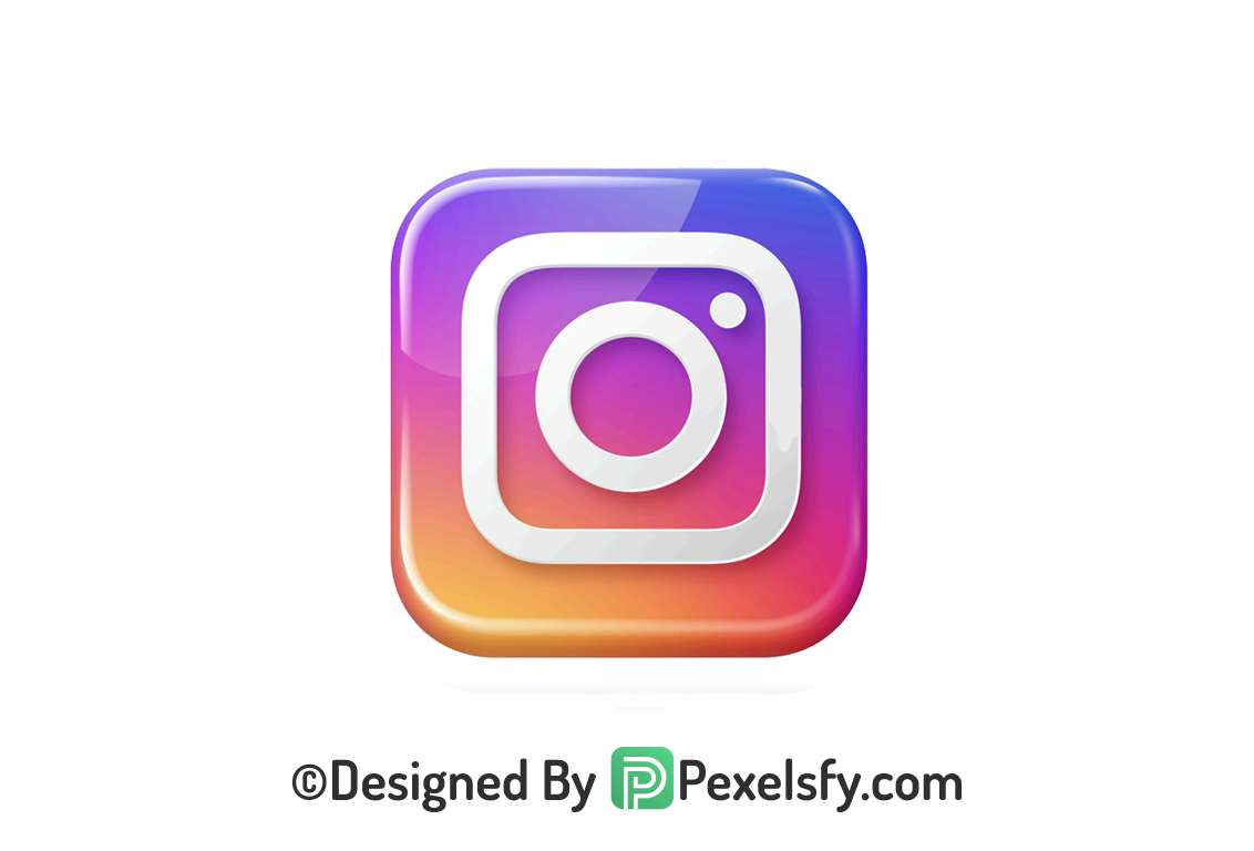 Classic Instagram Logo PNG Transparent, Instagram 3d