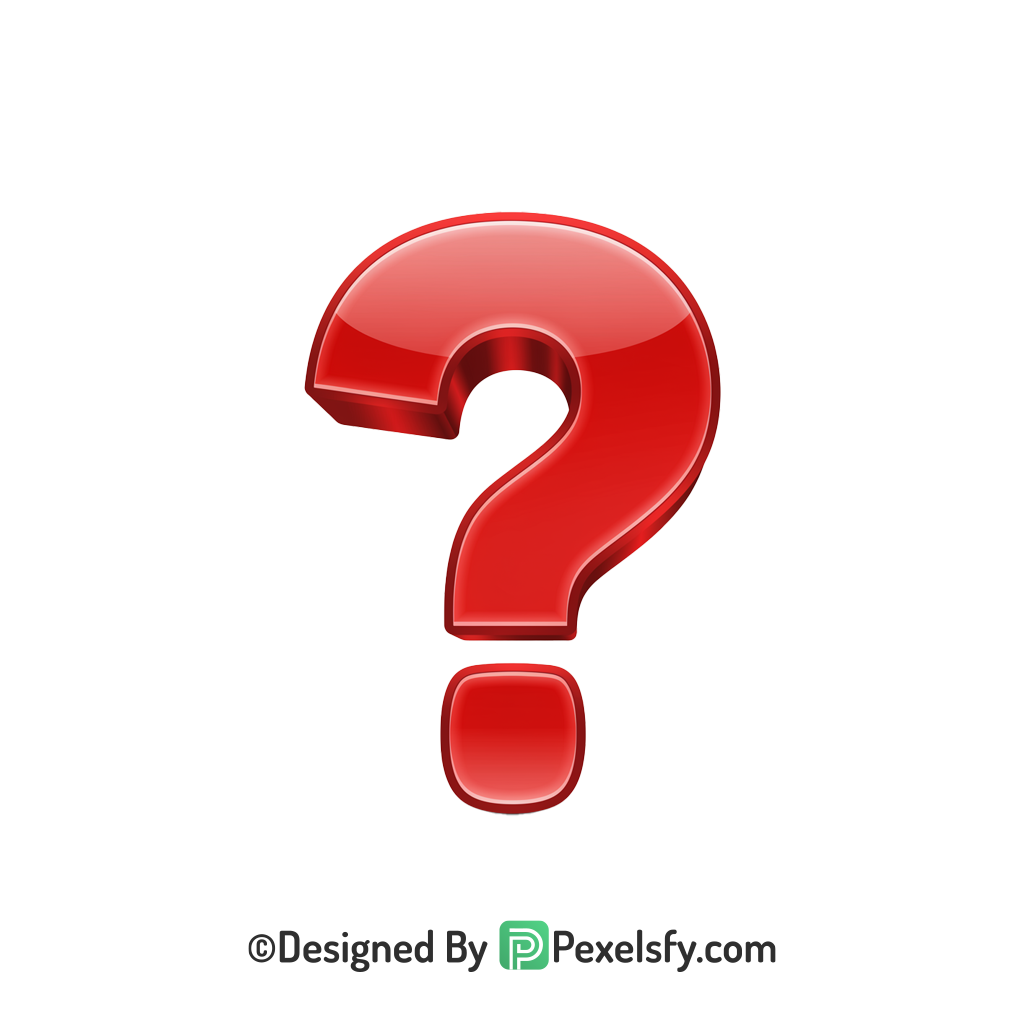 Question Mark PNG Transparent Question Icon, 3d