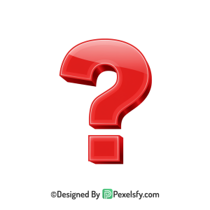 Question Mark PNG Transparent Layer, 3d query