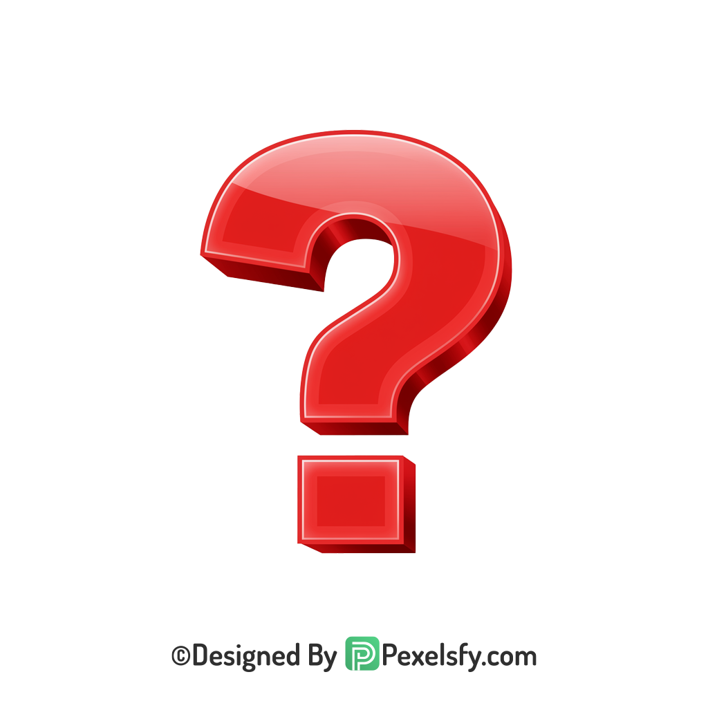 Question Mark PNG Transparent Layer, 3d query