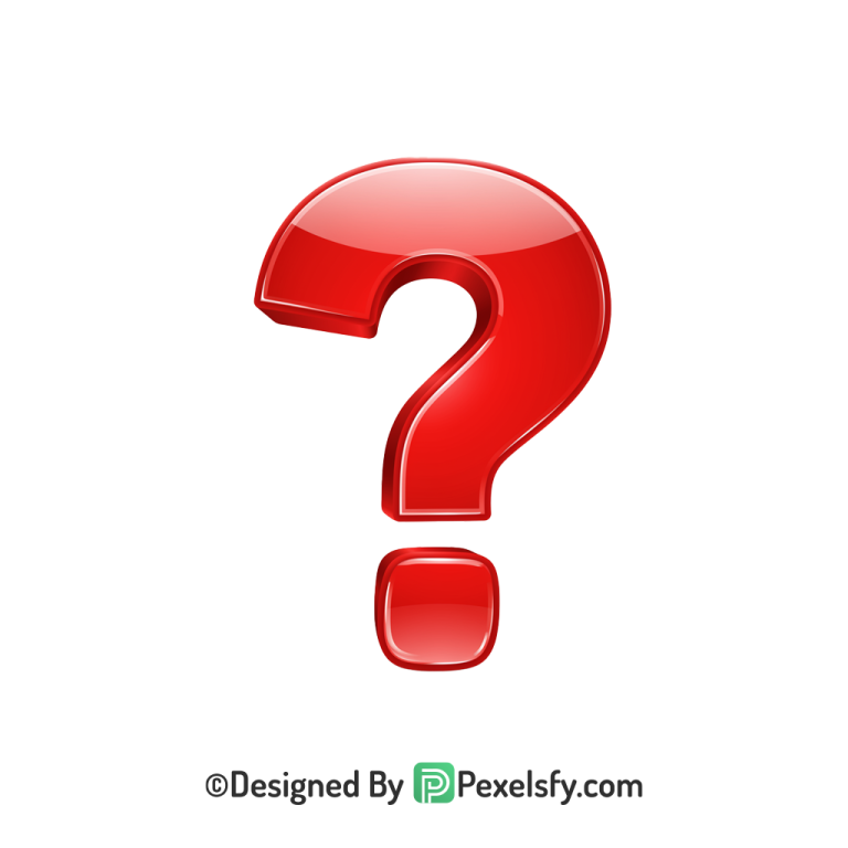 Question Mark PNG Transparent Banner, 3d query