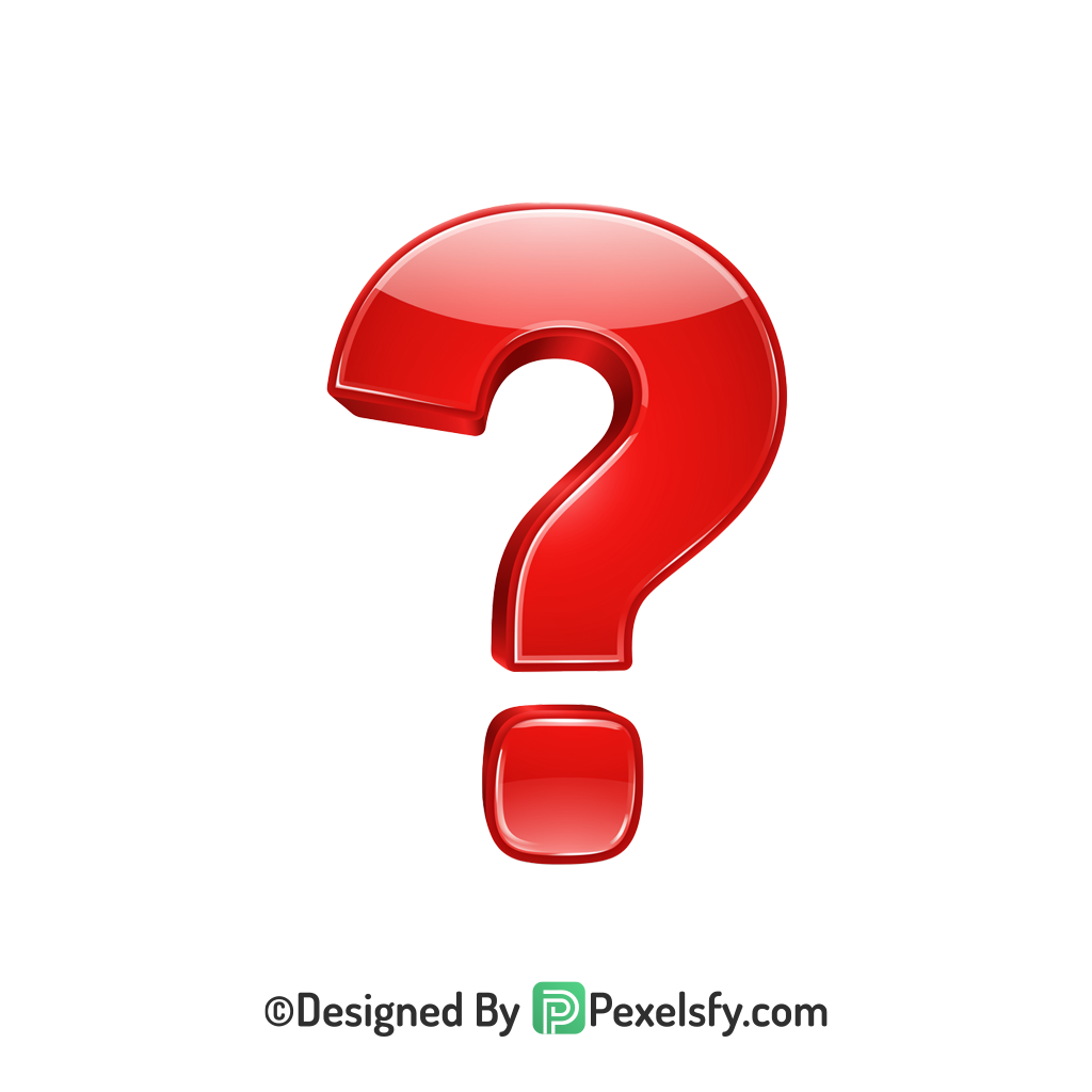 Question Mark PNG Transparent Banner, 3d query