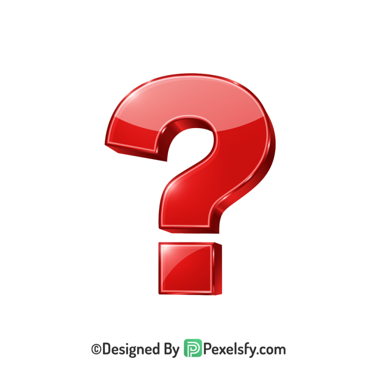 Question Mark PNG Transparent File, 3d query