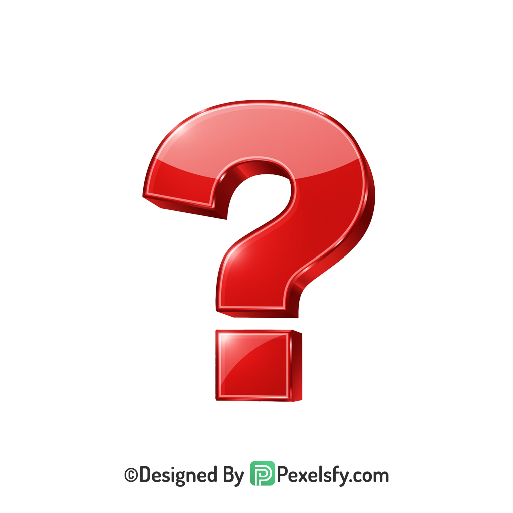 Question Mark PNG Transparent File, 3d query