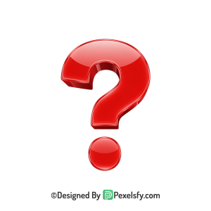 Question Mark PNG Transparent Vector Illustration, 3d