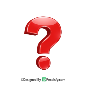 Question Mark PNG Transparent Bold Style, 3d