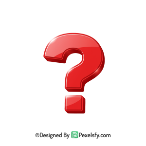 Question Mark PNG Transparent Simple Clip, 3d