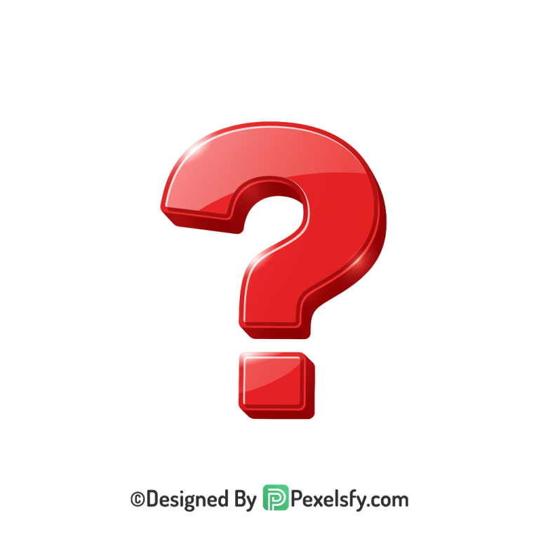 Question Mark PNG Transparent Simple Clip, 3d