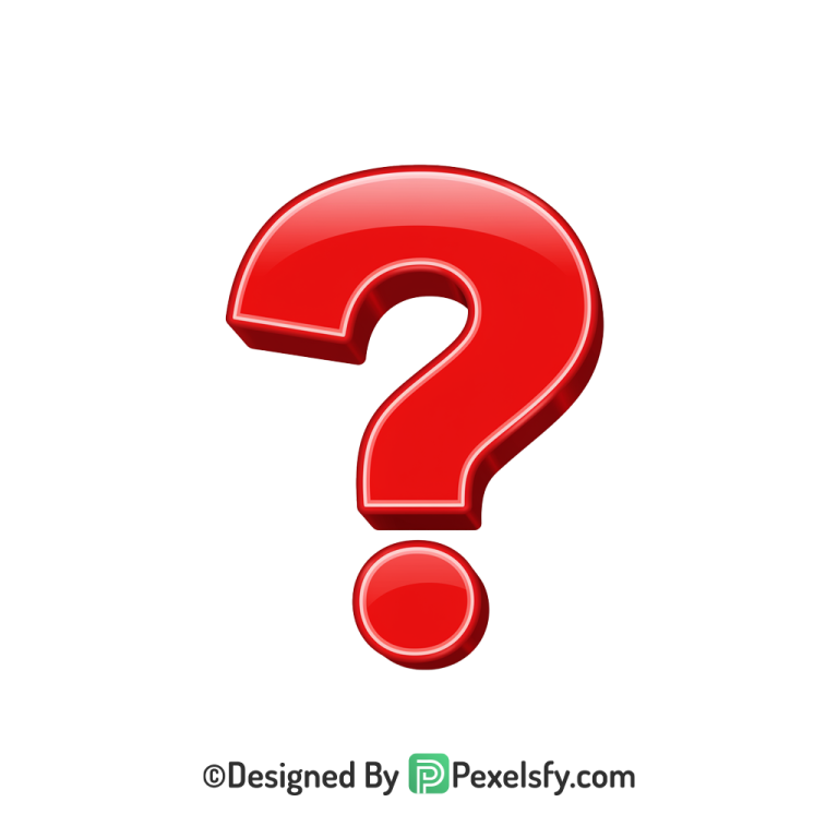 Question Mark PNG Transparent Classic Icon, 3d