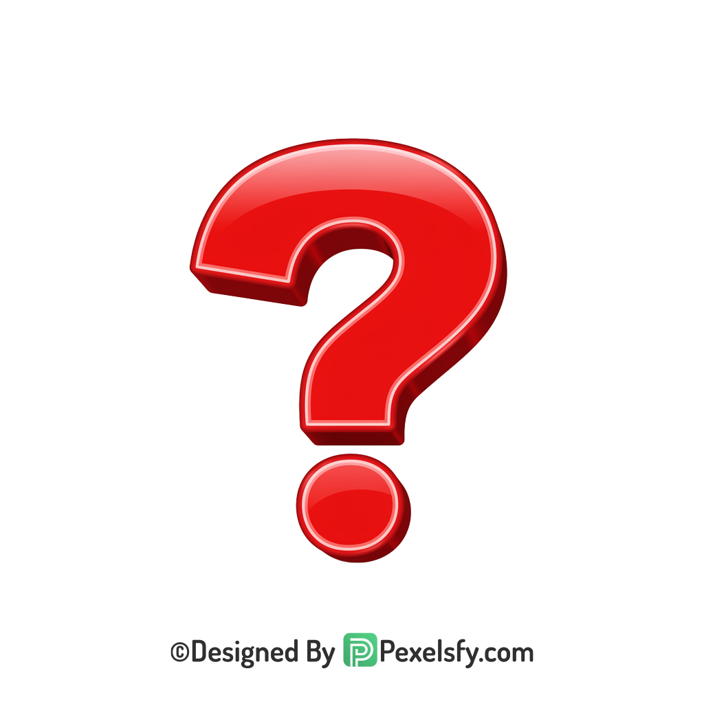 Question Mark PNG Transparent Classic Icon, 3d