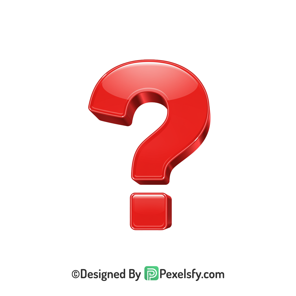 Question Mark PNG Transparent 3D Icon, 3d