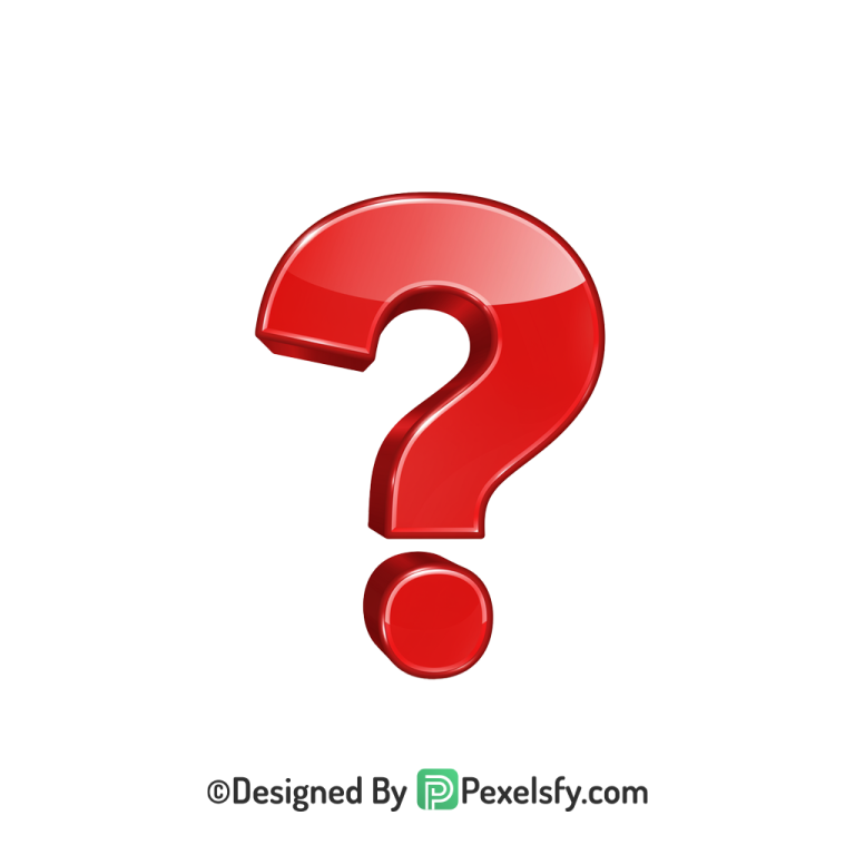 Question Mark PNG Transparent Shiny Symbol, 3d