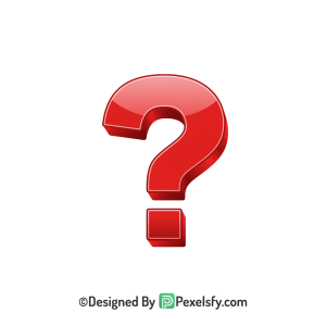 Question Mark PNG Transparent High Resolution, 3d