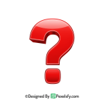 Question Mark PNG Transparent Web Graphic, 3d