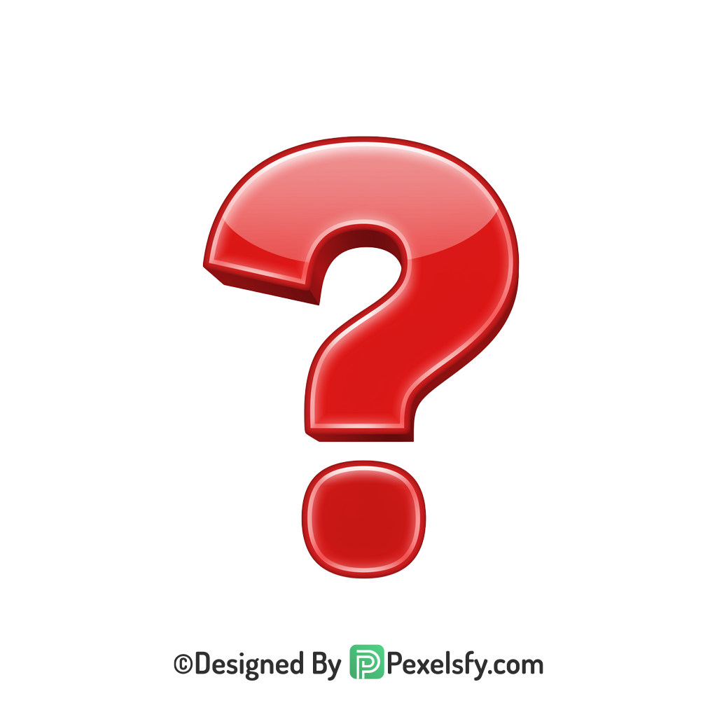 Question Mark PNG Transparent Modern Look, 3d