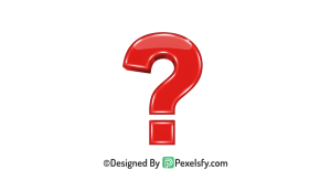 Question Mark PNG Transparent Thin Outline, 3d