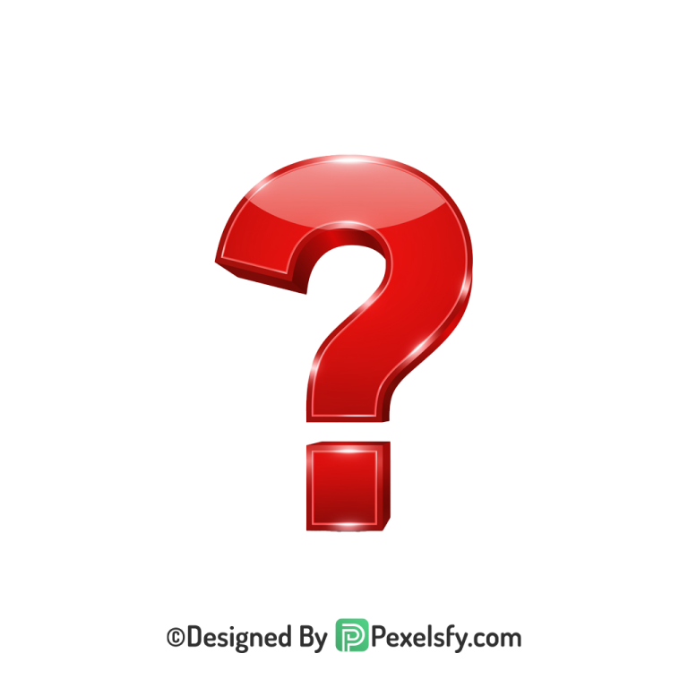 Question Mark PNG Transparent Blue Shadow, 3d