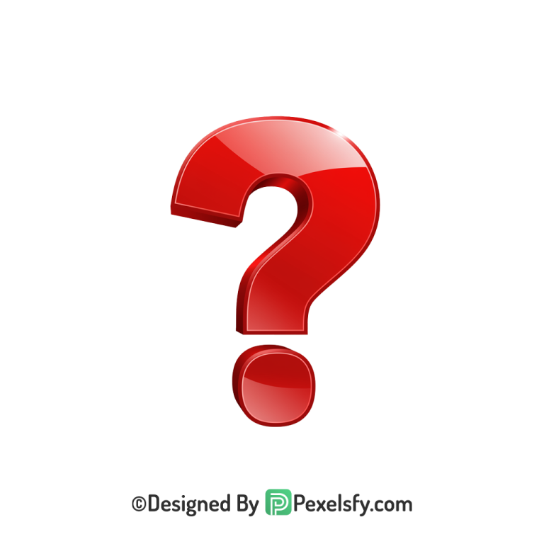 Question Mark PNG Transparent Icon Graphic, 3d