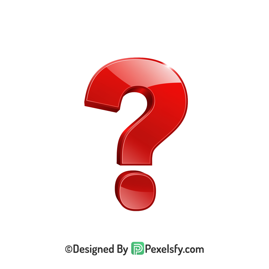 Question Mark PNG Transparent Icon Graphic, 3d
