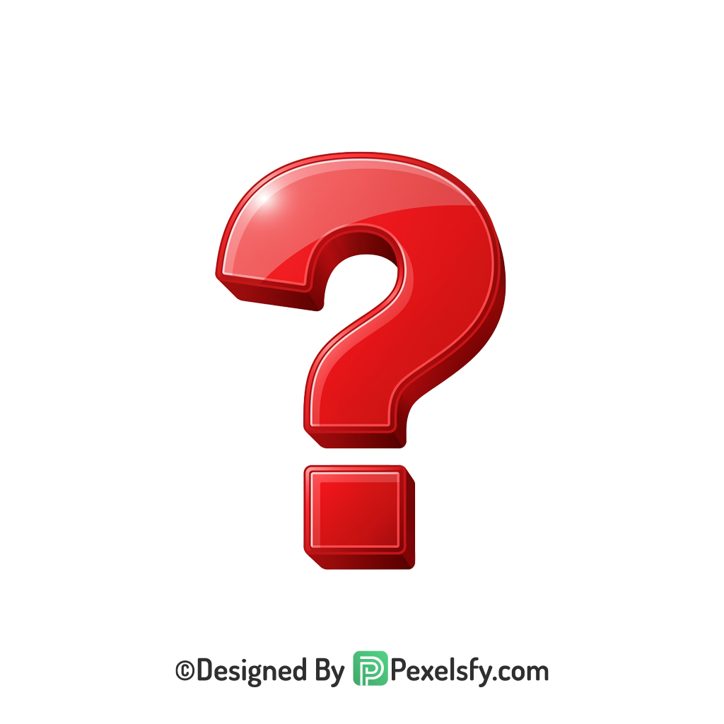 Question Mark PNG Transparent Format, 3d query