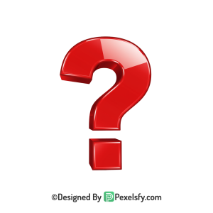Question Mark PNG Transparent Flat Design, 3d
