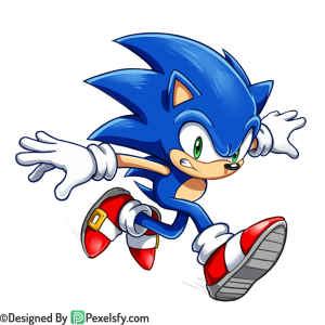 Vector Art Sonic PNG Transparent Background, sonic