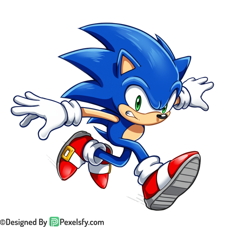 Vector Art Sonic PNG Transparent Background, sonic
