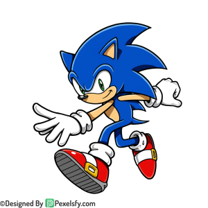Spinning Sonic PNG Transparent Background, sonic clipart,