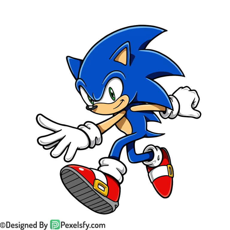 Spinning Sonic PNG Transparent Background, sonic clipart,