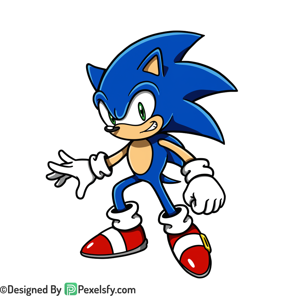 Dash Mode Sonic PNG Transparent Background, sonic