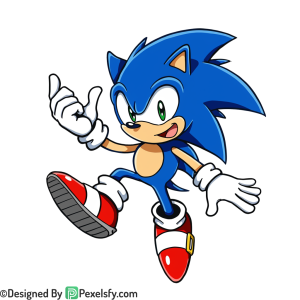 With Knuckles Sonic PNG Transparent Background, sonic