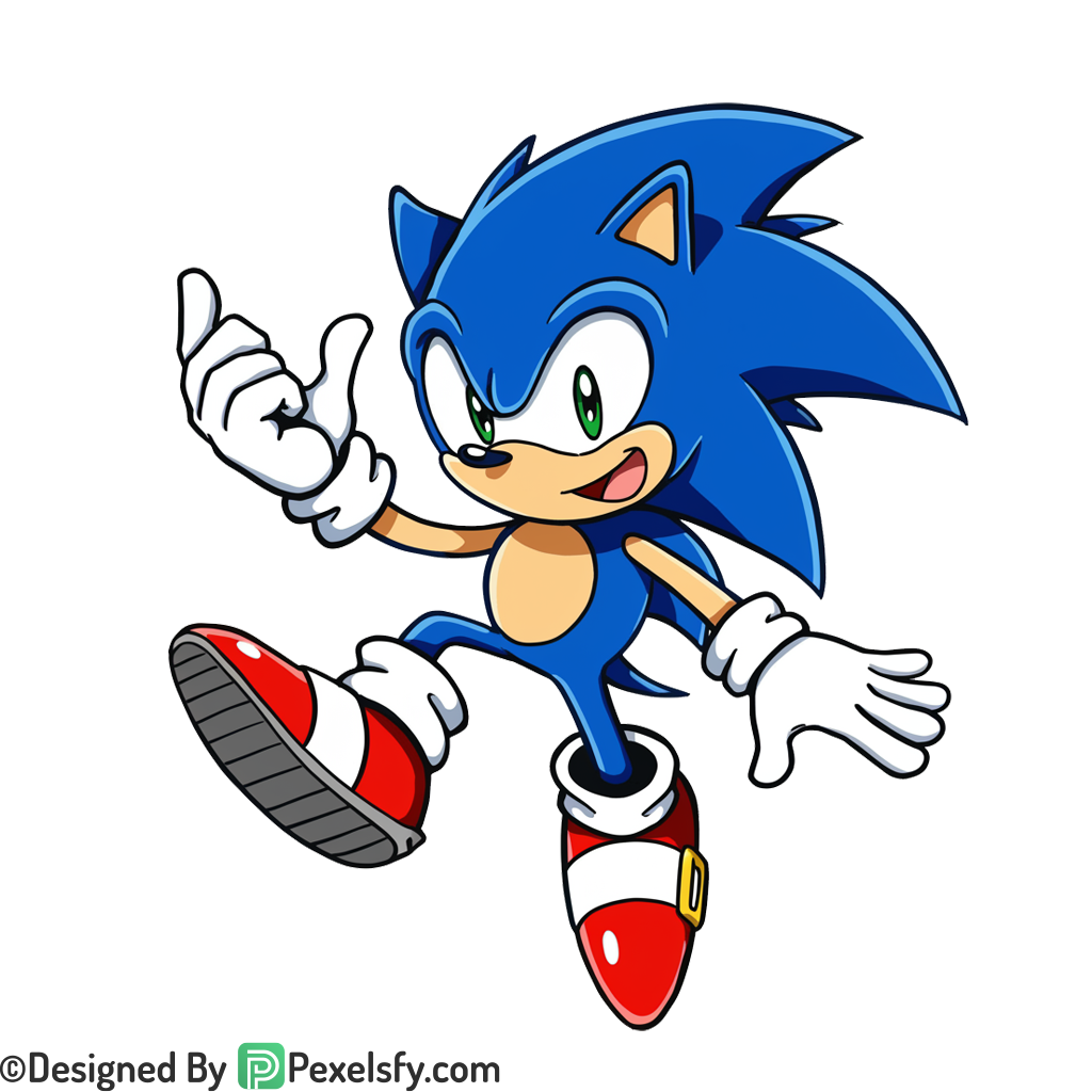 With Knuckles Sonic PNG Transparent Background, sonic