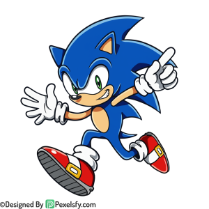 With Shadow Sonic PNG Transparent Background, sonic