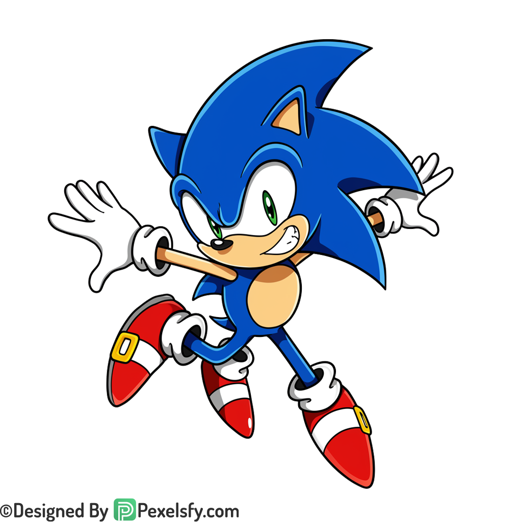With Team Sonic PNG Transparent Background, sonic