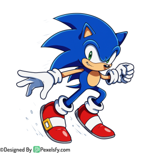 With Logo Sonic PNG Transparent Background, sonic