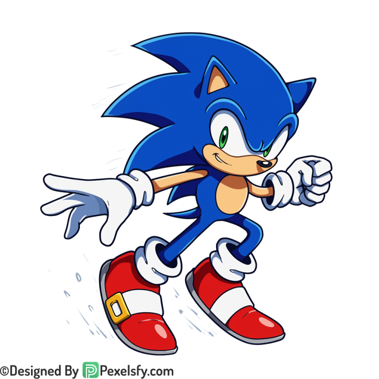 With Logo Sonic PNG Transparent Background, sonic