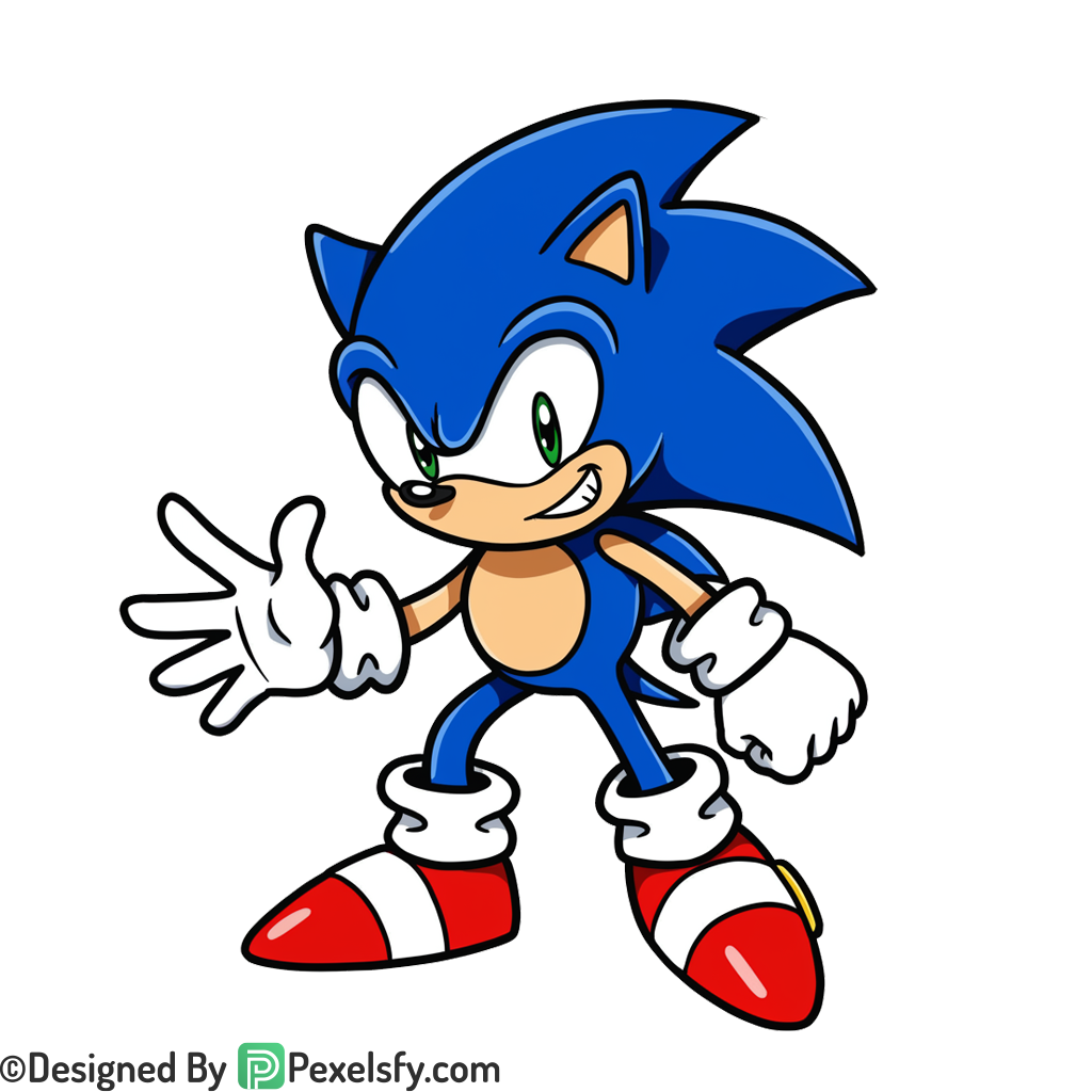 With Emerald Sonic PNG Transparent Background, sonic