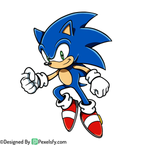 Solo Sonic PNG Transparent Background, sonic clipart,