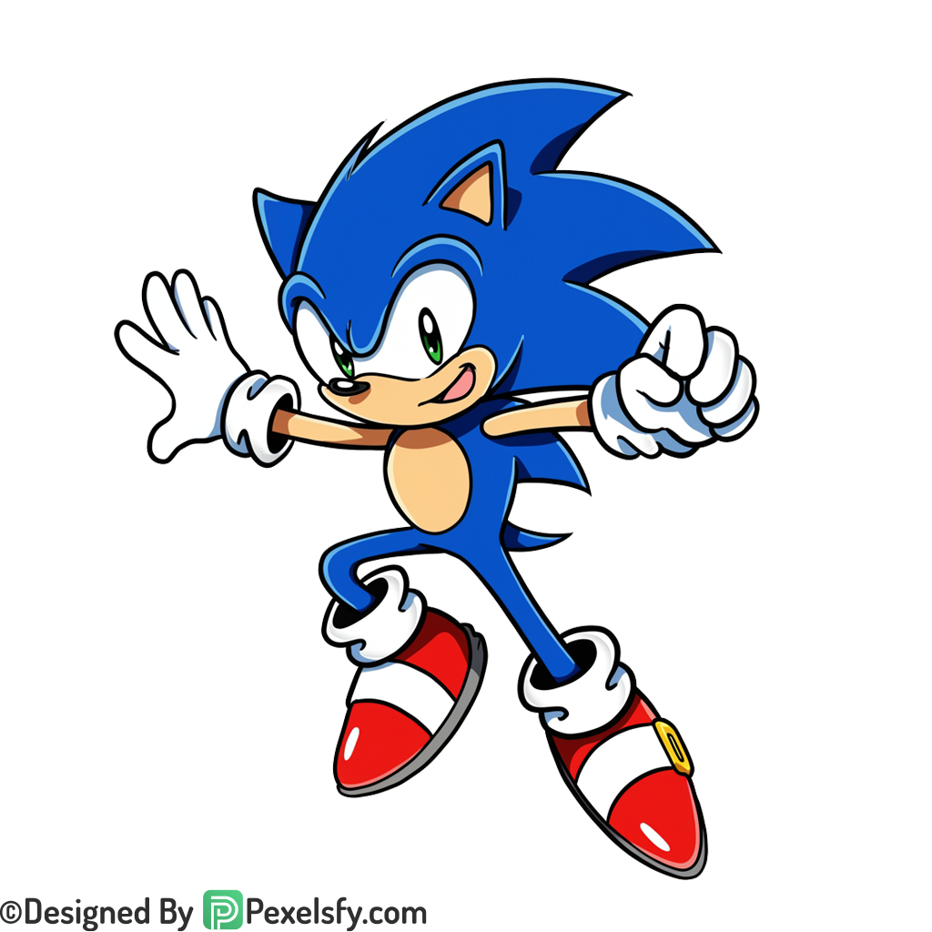 HD Quality Sonic PNG Transparent Background, sonic