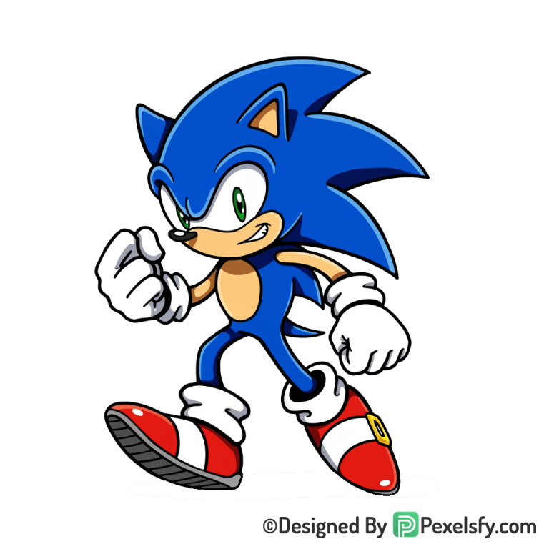 With Lightning Sonic PNG Transparent Background, sonic