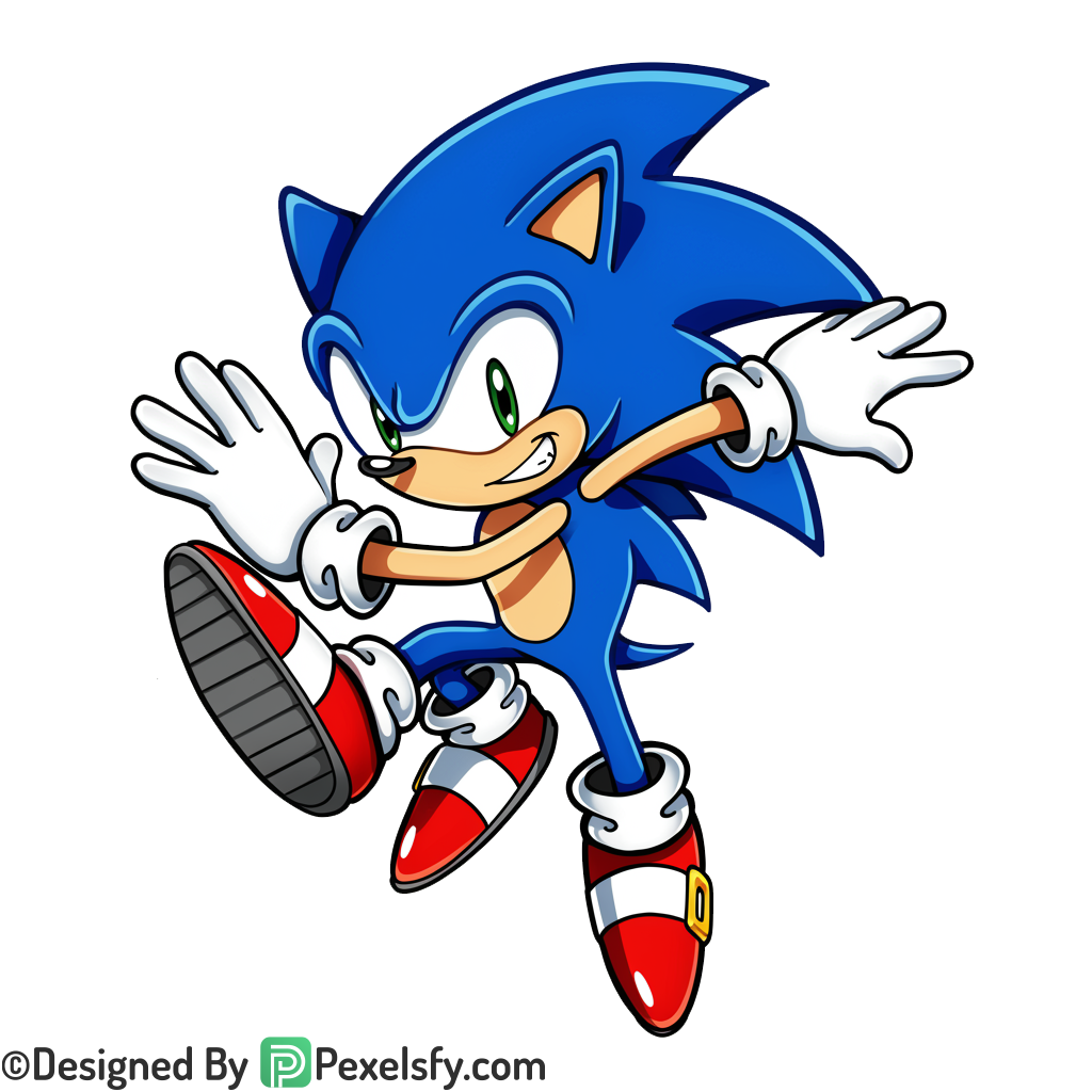 Sonic 3 PNG Transparent Background, sonic clipart,