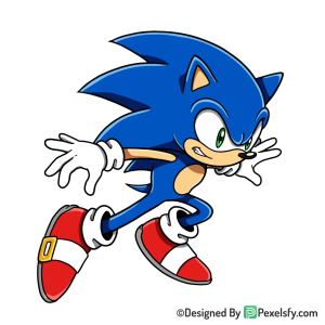 Transparent Art Sonic PNG Transparent Background, sonic