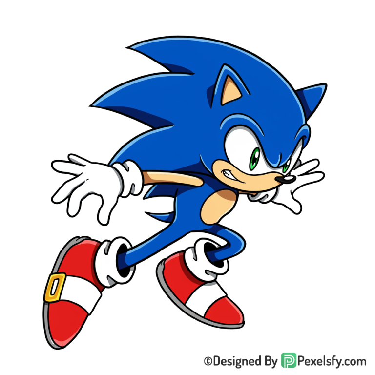 Transparent Art Sonic PNG Transparent Background, sonic