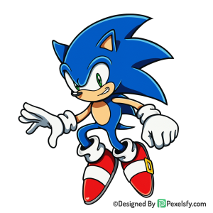 Sega Official Sonic PNG Transparent Background, sonic