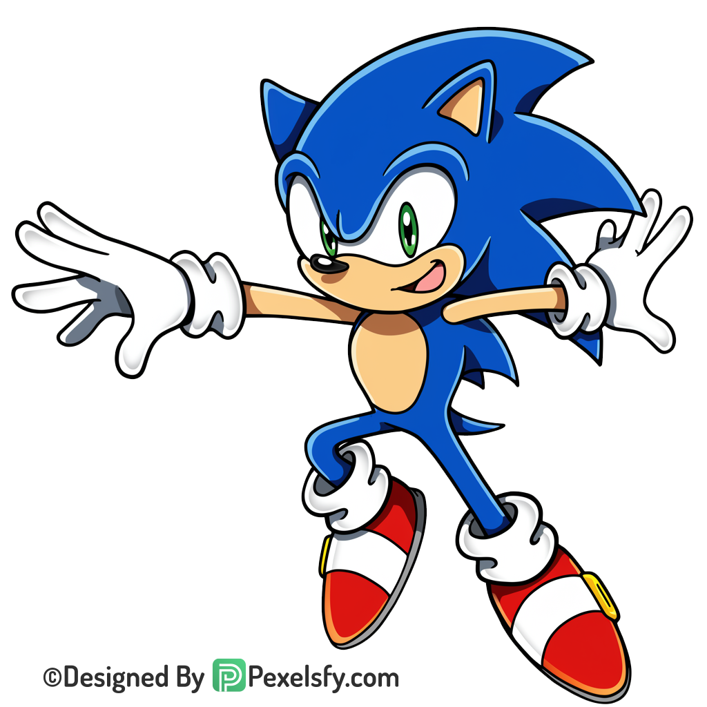 best Sonic PNG Transparent Background, sonic clipart,