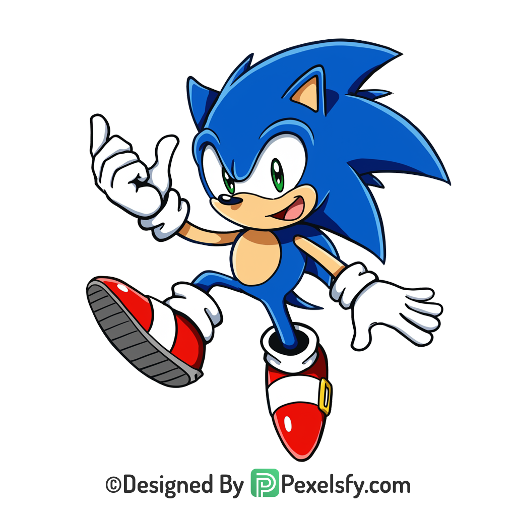 Sonic HD Vector Sonic PNG Transparent Background,